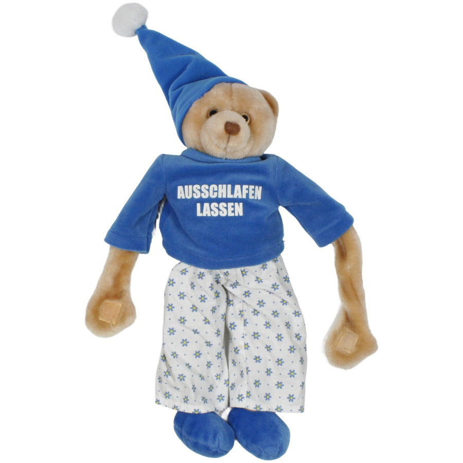 Bär "Bitte wecken; Ausschlafen lassen"