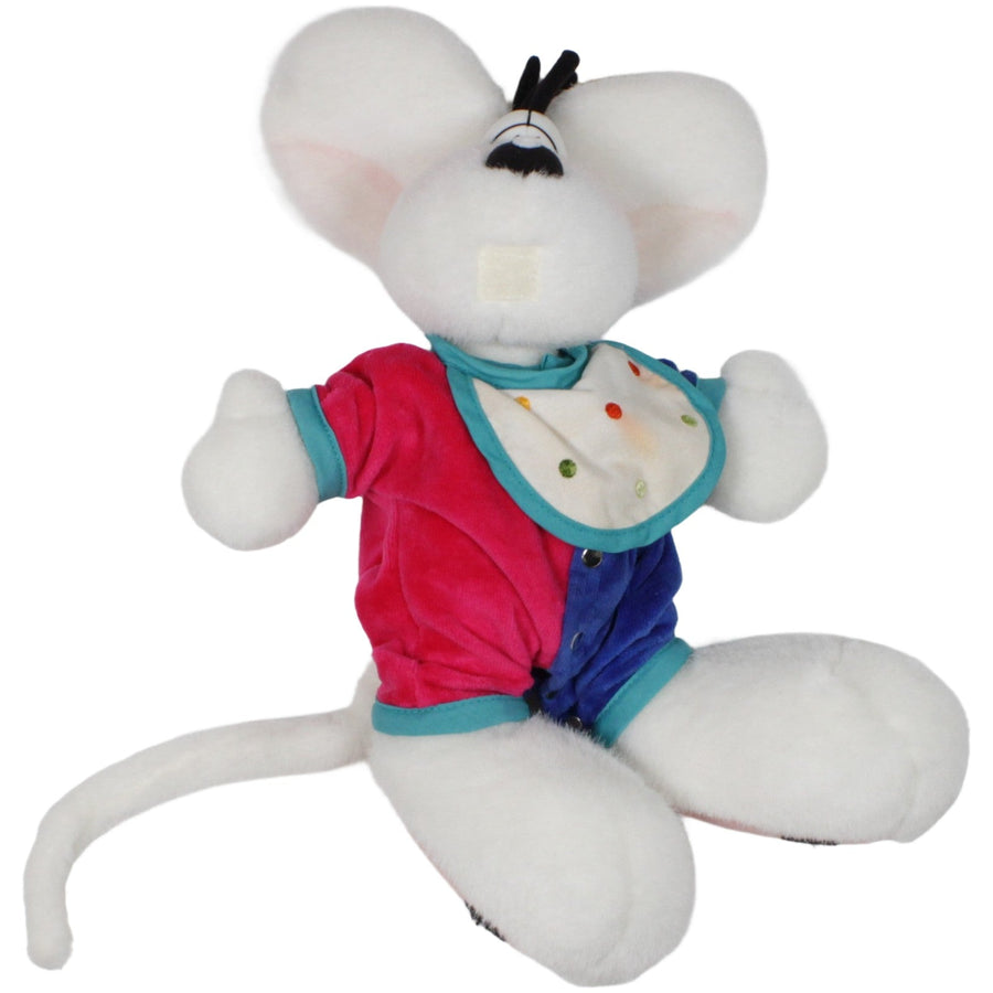 Baby Diddl-Maus im Schlafanzug mit Latz (ohne Schnuller)
