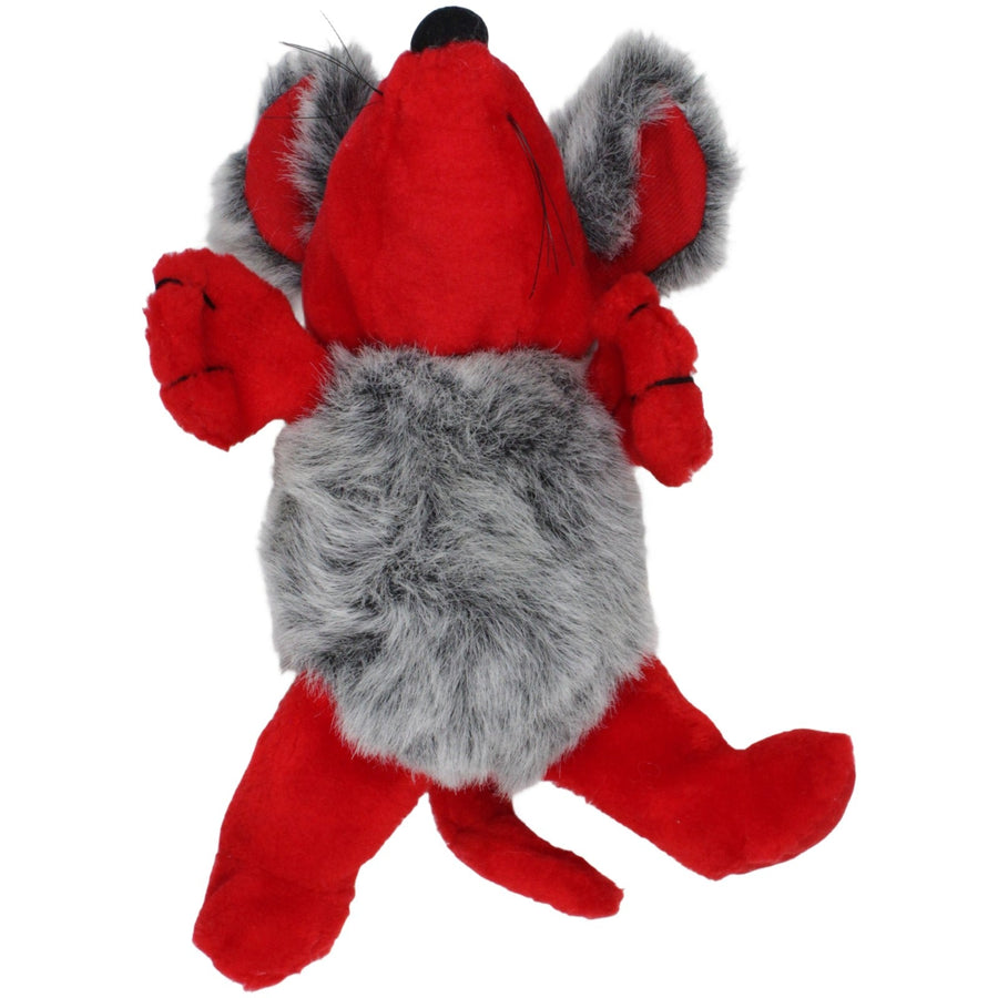 Rote Ratte mit grauem Fell