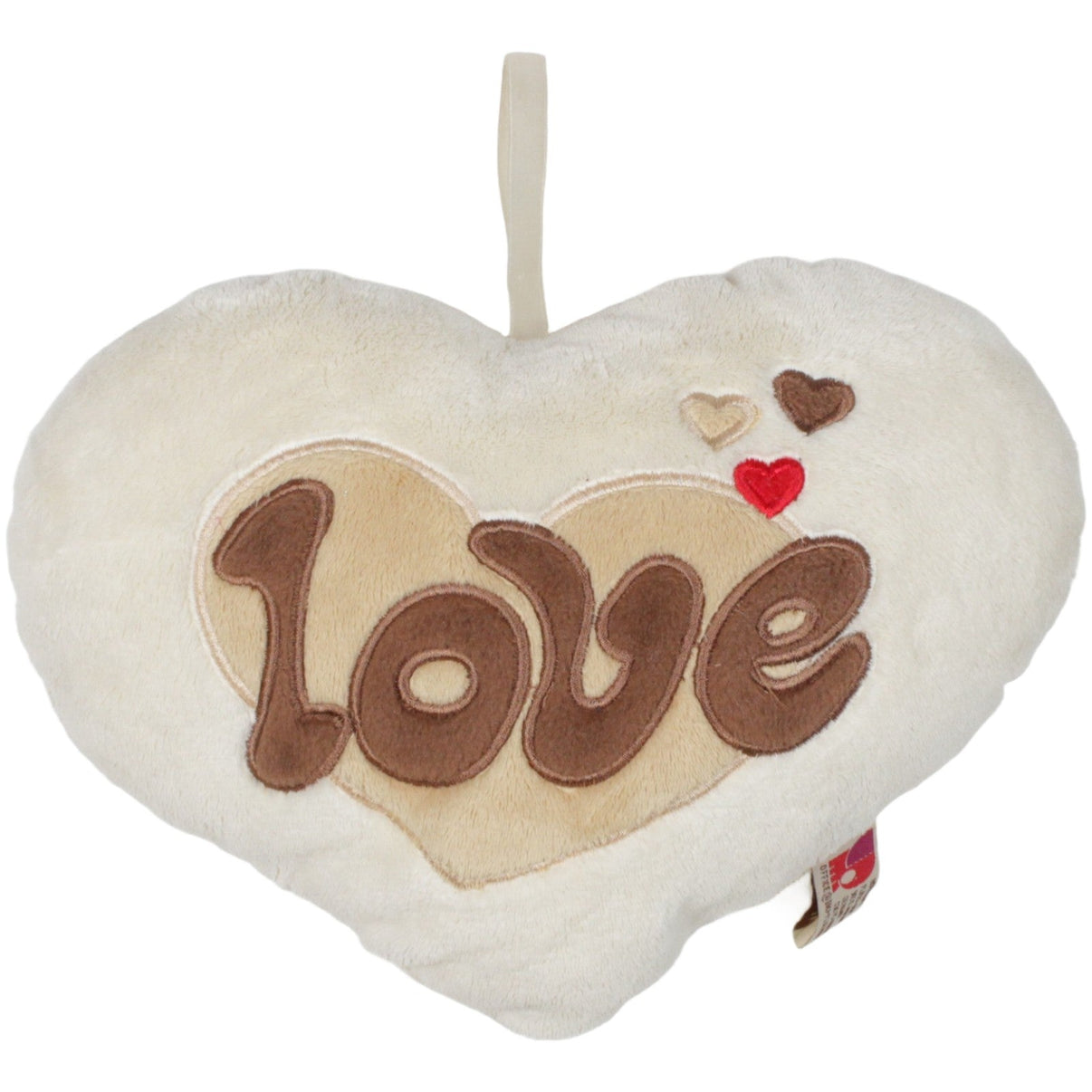 123000020112 Morgenroth Beiges Herz "love" Kuscheltier Kumpel Leo 20cm 25cm Beige