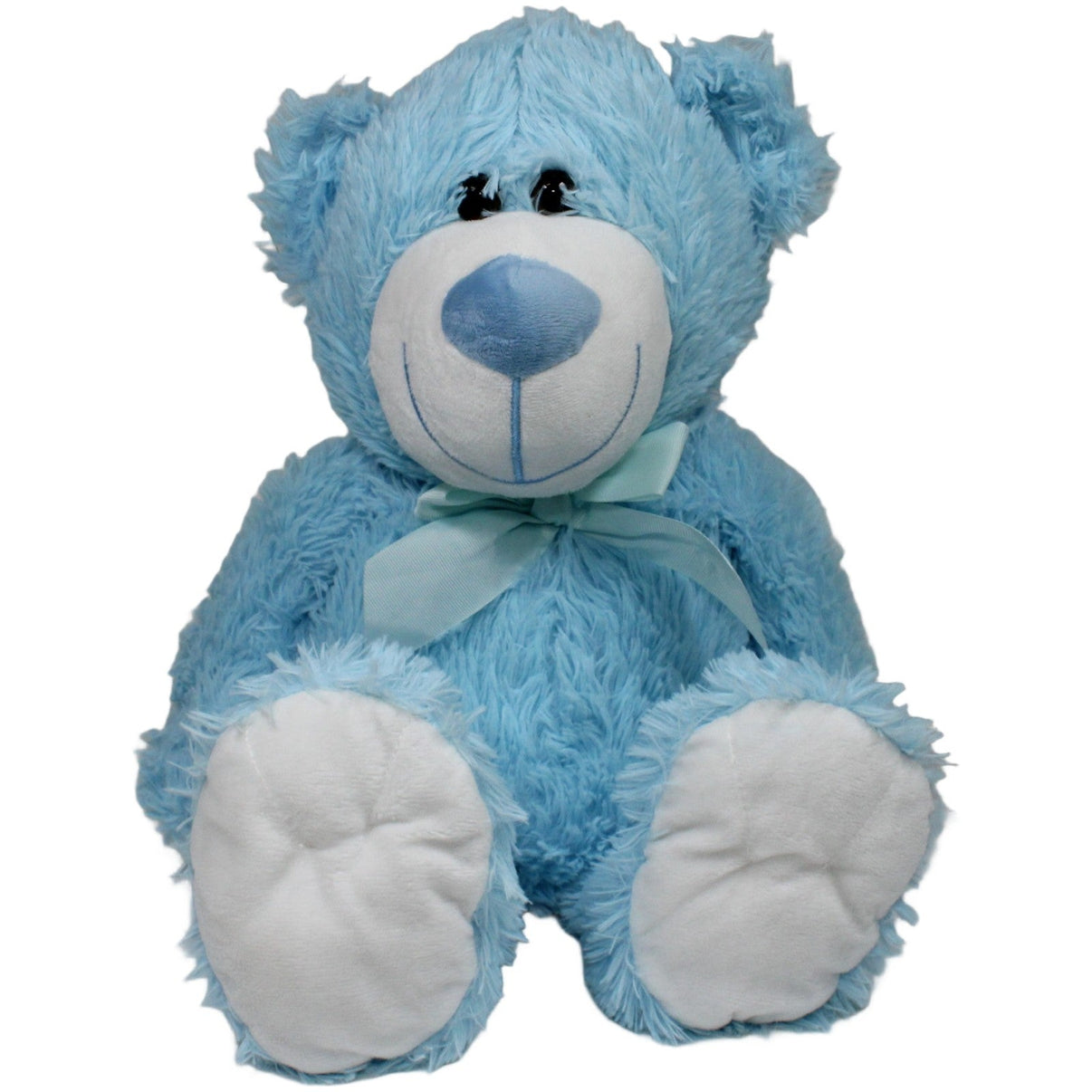 123000020125 Smiki XL Teddybär mit Schleife, babyblau Kuscheltier Kumpel Leo 50cm Blau ebay - 20 - stofftiere