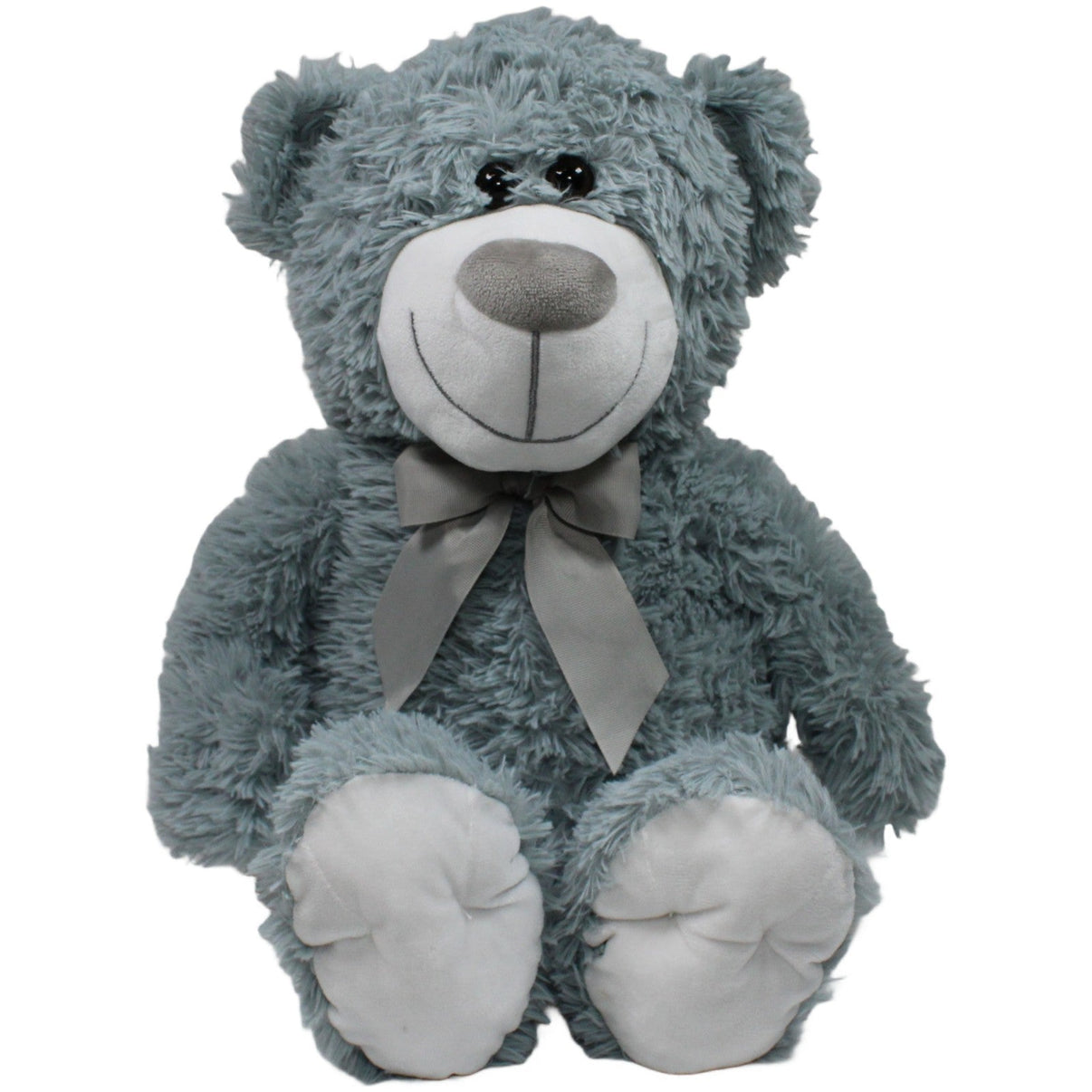 123000020130 Smiki XL Teddybär mit Schleife, grau Kuscheltier Kumpel Leo 50cm ebay - 20 - stofftiere Gebraucht