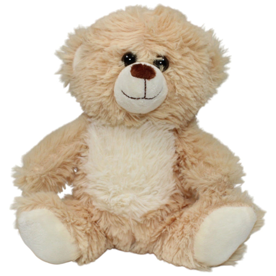 Beiger Teddybär mit weißem Bauch