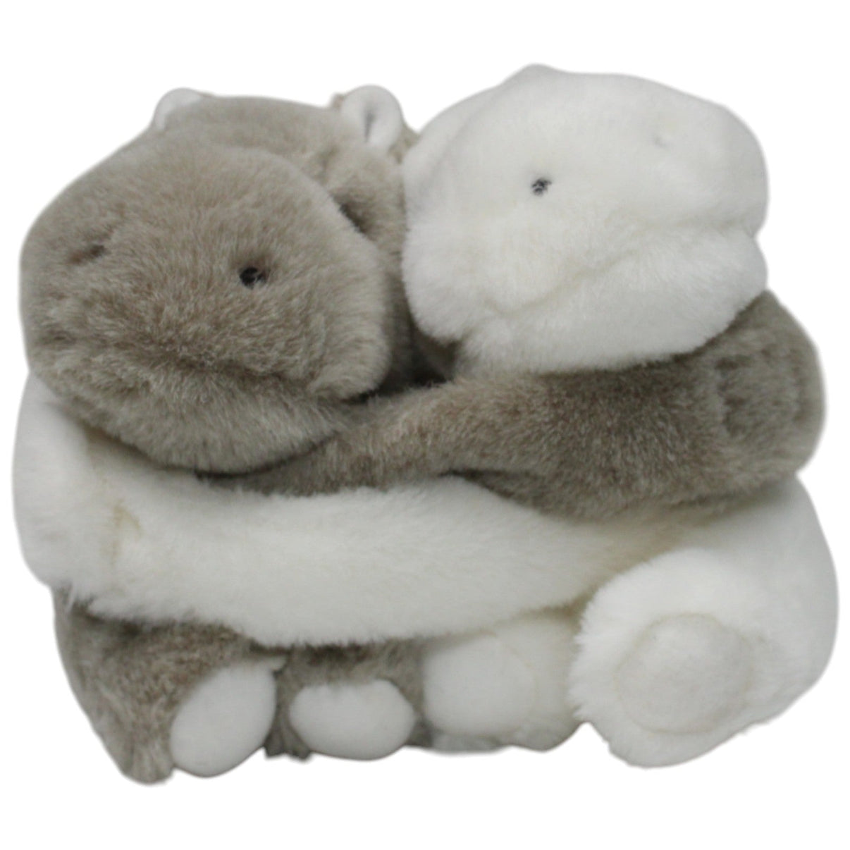 123000020174 Förster Stofftiere Kleine Umarmende Nilpferde, weiß - grau Kuscheltier Kumpel Leo 15cm ebay - stofftiere Gebraucht
