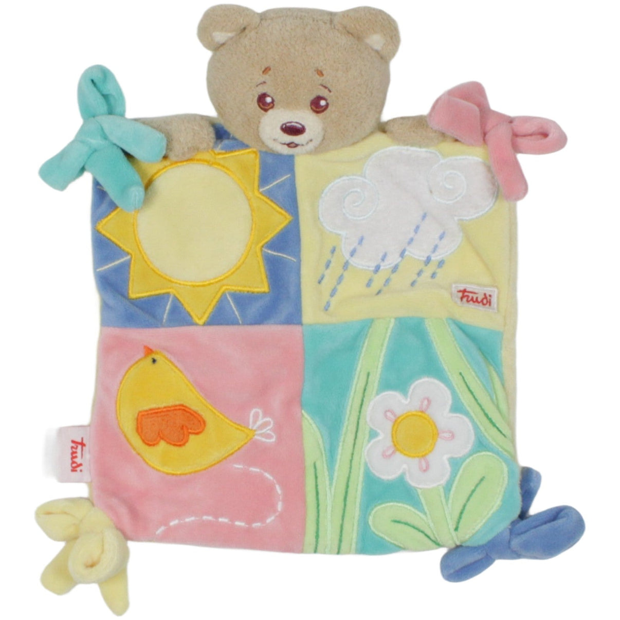 123000020208 Trudi Teddybär mit Eingriff Schmusetuch Kumpel Leo 23cm 25cm Bär