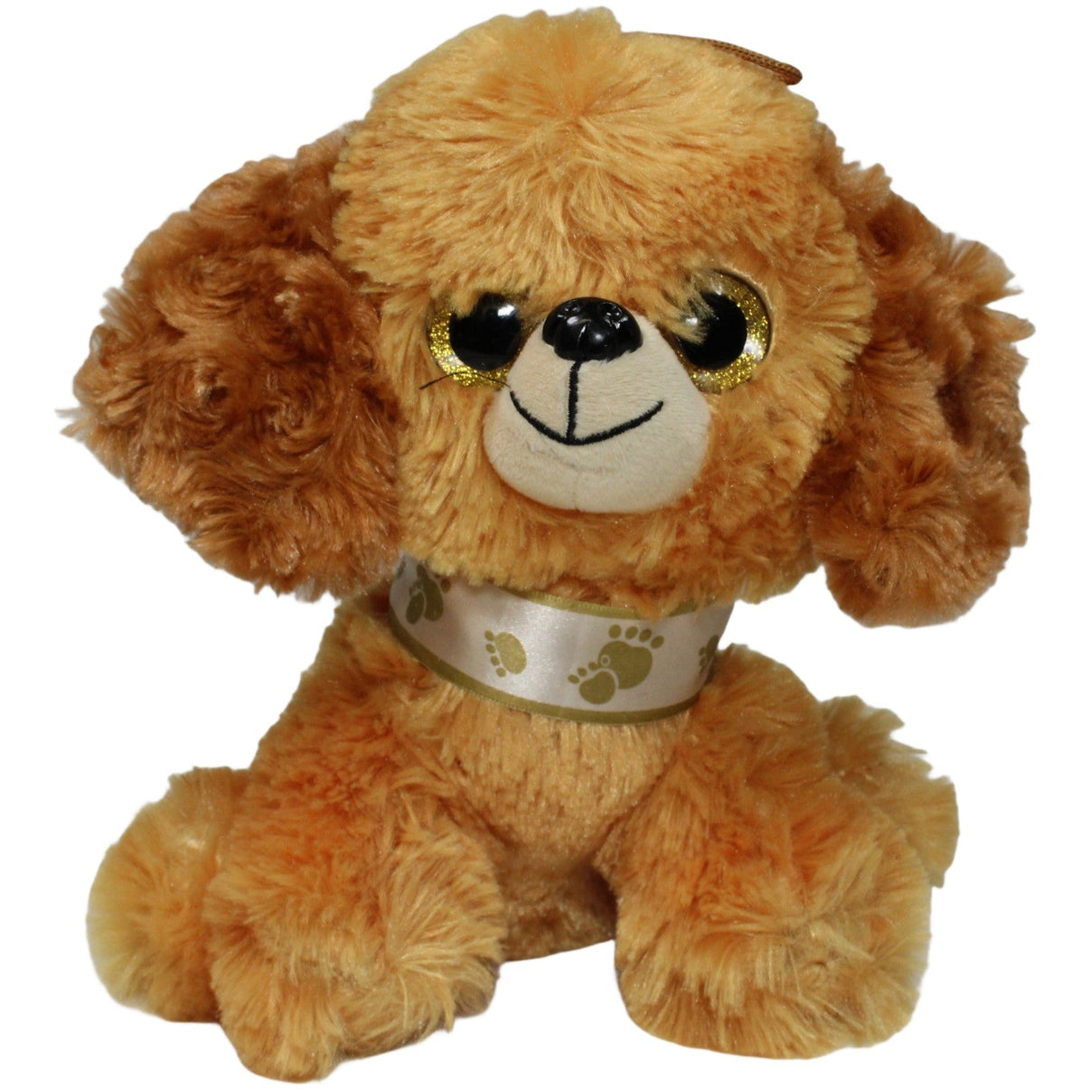 123000020237 Morgenroth Hund mit Pfoten - Halsband & Glitzeraugen Kuscheltier Kumpel Leo 23cm Braun ebay - stofftiere