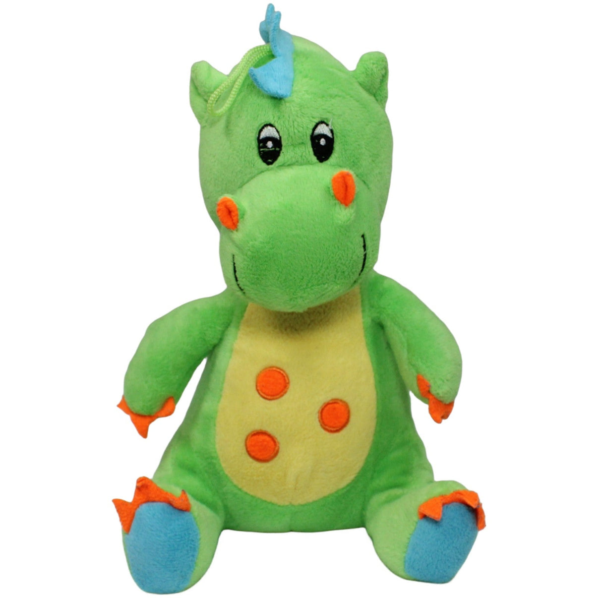 123000020245 Morgenroth Süßer Drache mit punkten auf dem Bauch Kuscheltier Kumpel Leo 25cm Blau Drache