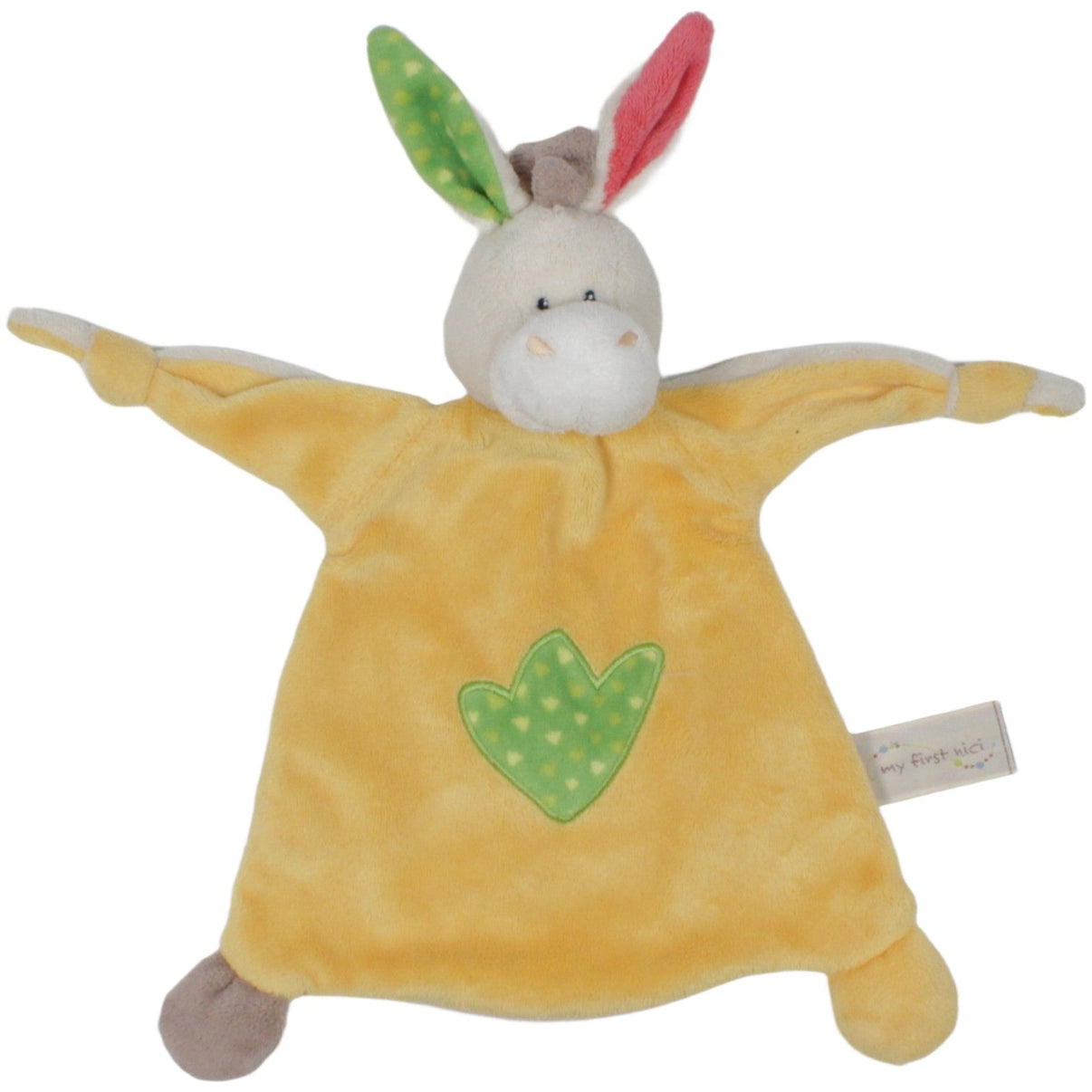 123000020250 NICI My first NICI, Esel gelb Schmusetuch Kumpel Leo 32cm Beige ebay - schmusetuecher