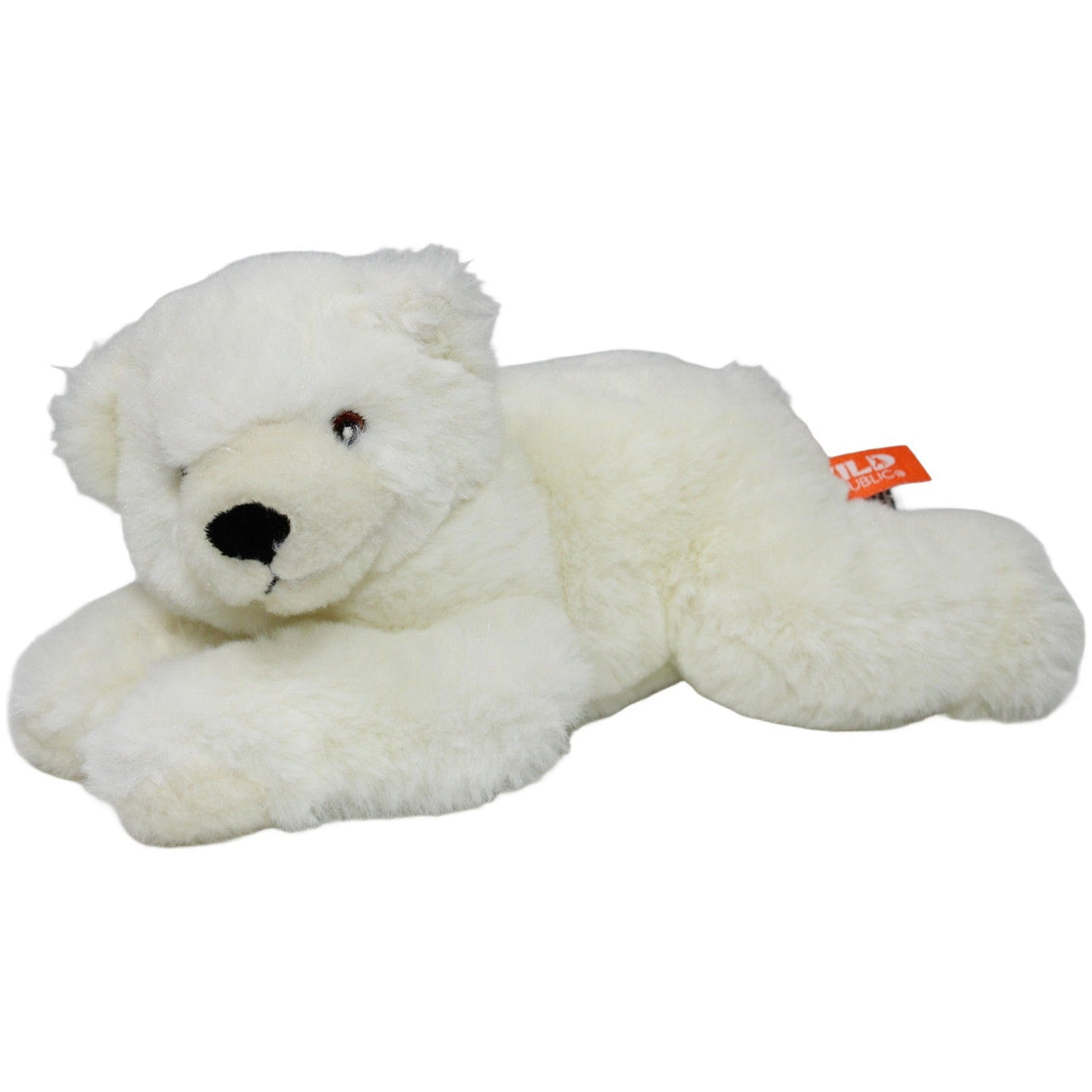 123000020294 Wild Republic A Promise to the Planet, liegender Eisbär Kuscheltier Kumpel Leo 2010 20cm ebay - stofftiere