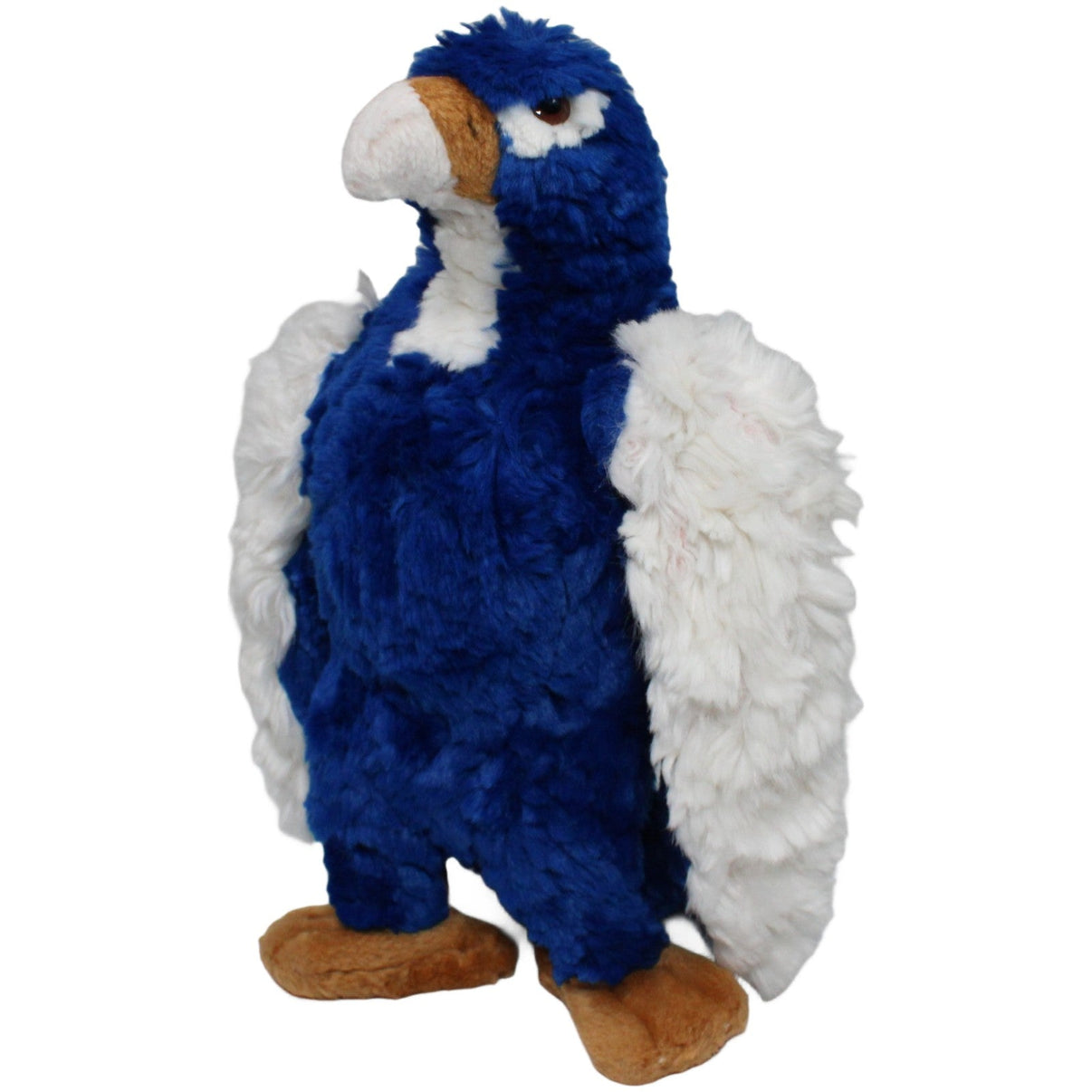 123000020299 Sigikid Hübscher Adler, blau - weiß Kuscheltier Kumpel Leo 1990er 30cm _Vintage_