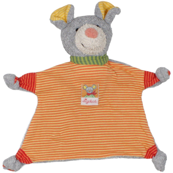 Maus, orange-gelb gestreift