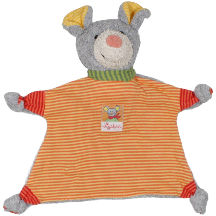 Maus, orange-gelb gestreift
