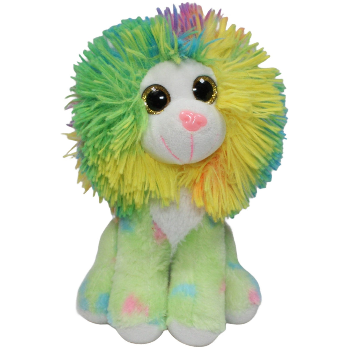 123000020316 Morgenroth Bunter Löwe mit Glitzeraugen, sitzend Kuscheltier Kumpel Leo 20cm ebay - stofftiere Gebraucht
