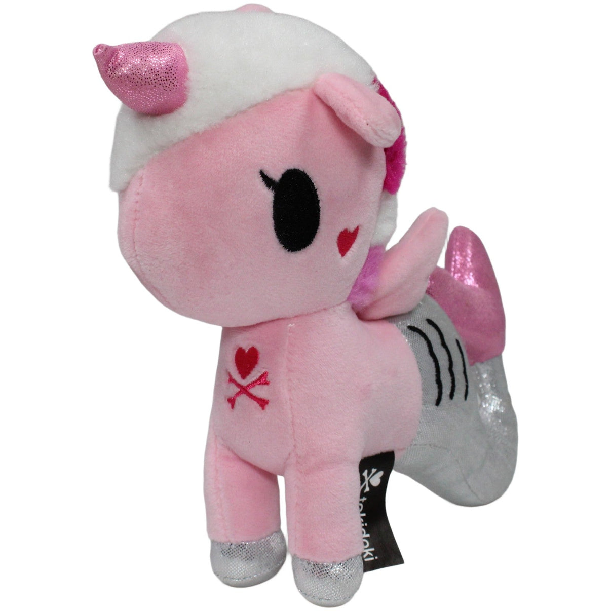 123000020317 Aurora tokidoki, rosa Meerjungfrauen - Einhorn mit Glitzerschuppe Kuscheltier Kumpel Leo 20cm ebay - stofftiere Einhorn
