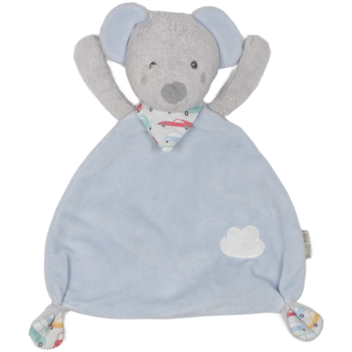 123000020340 Fehn Beauty Baby, Koala mit Wolke blau Schmusetuch Kumpel Leo 25cm 30cm Blau