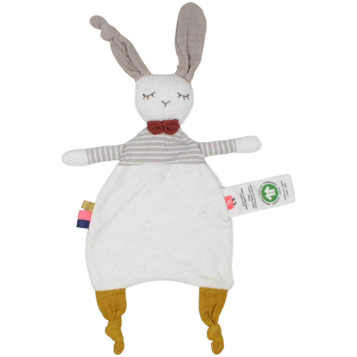 123000020344 kikadu Hase Boy Schmusetuch Kumpel Leo 22cm 43cm Beige