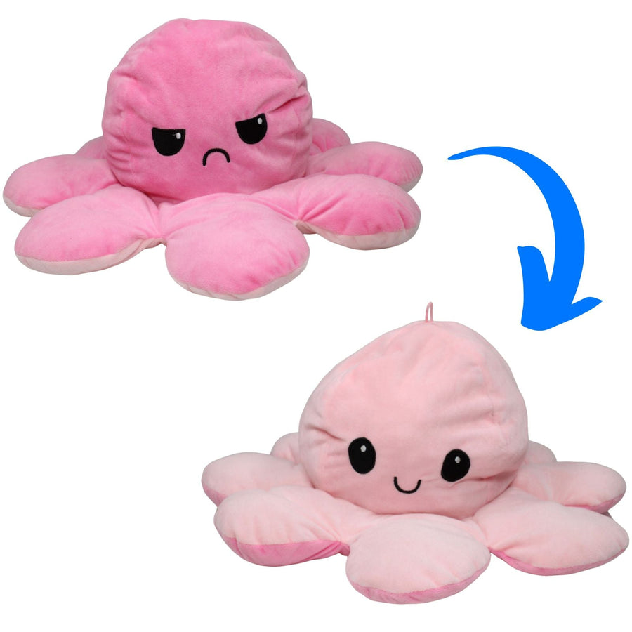 Flos Toys, XL Wende-Tintenfisch pink/rosa