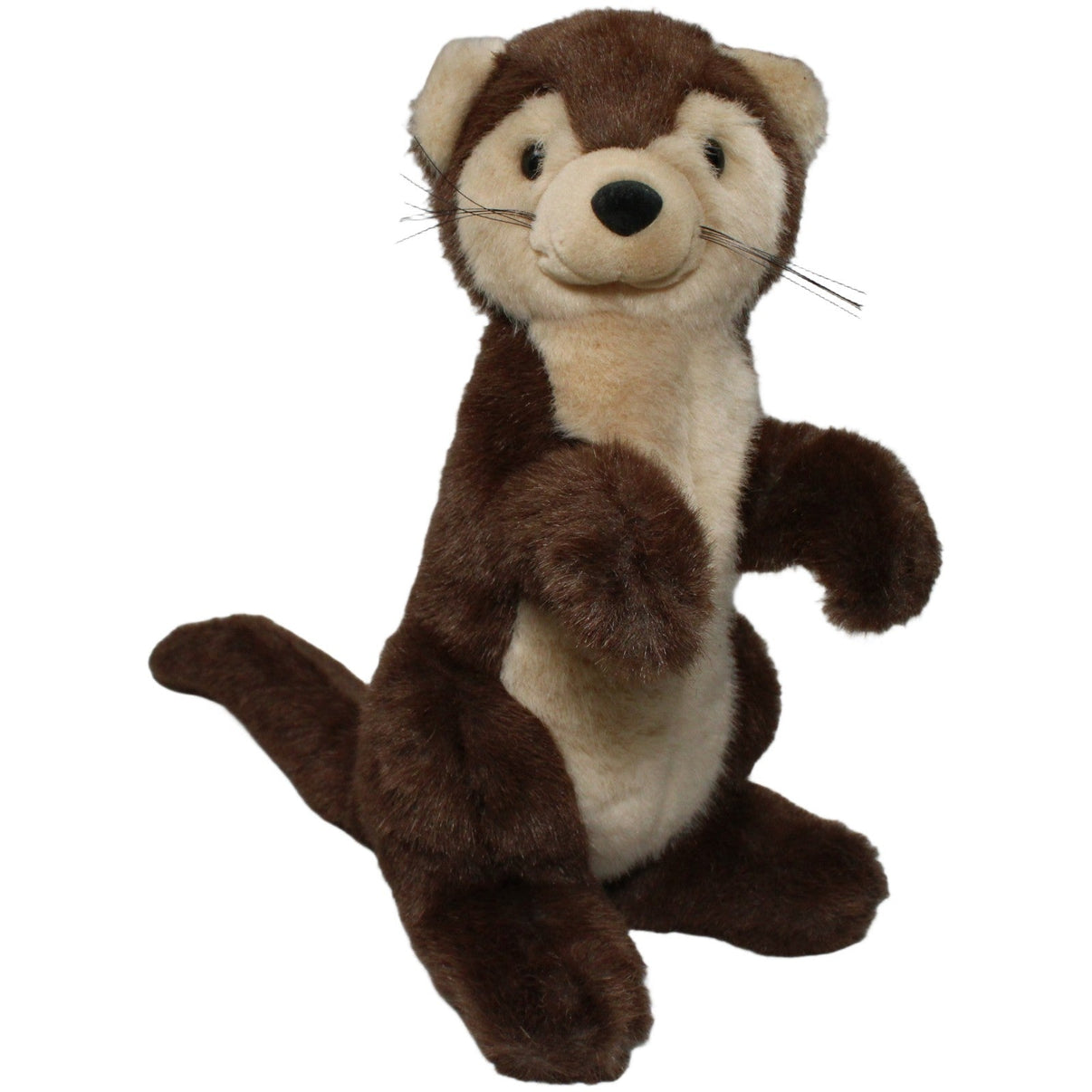 123000020394 L&S Cottbus Großer Otter Otti, stehend Kuscheltier Kumpel Leo 38cm Beige Braun