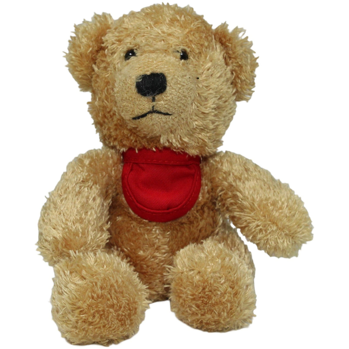 123000020440 Fleurop Zotteliger Teddybär mit rotem Latz Kuscheltier Kumpel Leo 14cm Beige ebay - stofftiere