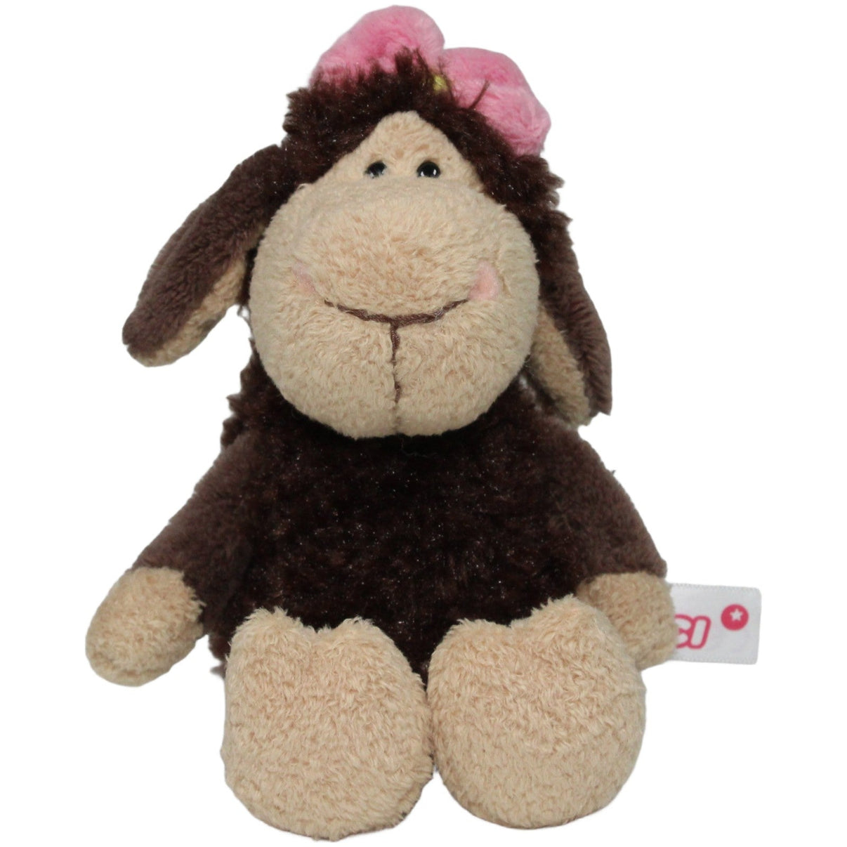 123000020441 NICI Braunes Schaf Jolly Coco, klein Kuscheltier Kumpel Leo 18cm Beige Braun