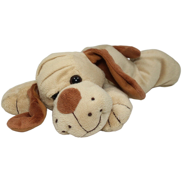 Süßer liegender Hund, beige
