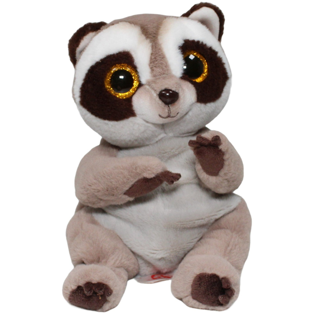 123000020445 TY Hellbrauner Waschbär Petey Kuscheltier Kumpel Leo 20cm Beige Braun