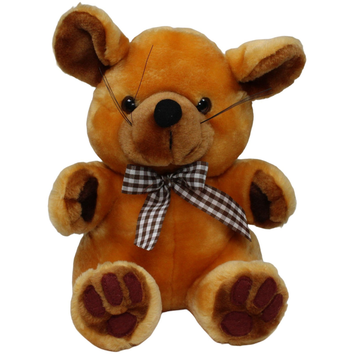 123000020458 Eifa - Warenhandel Gelbe Maus mit Schleife, sitzend Kuscheltier Kumpel Leo 25cm ebay - stofftiere Gebraucht