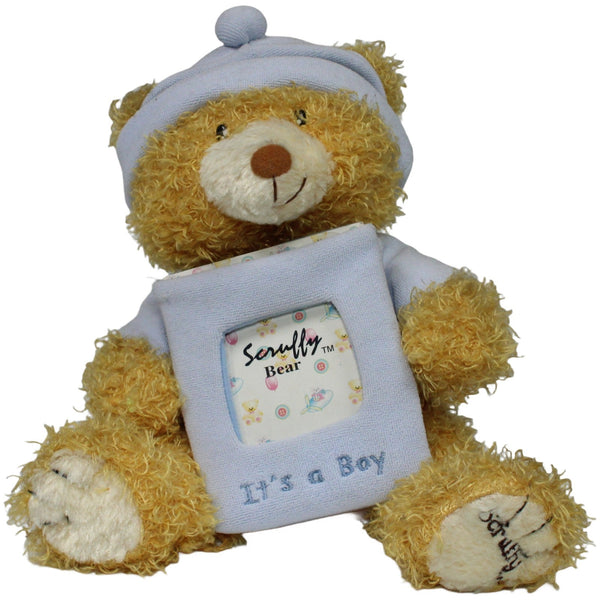 Teddybär mit Mütze & Shirt "It's a Boy"