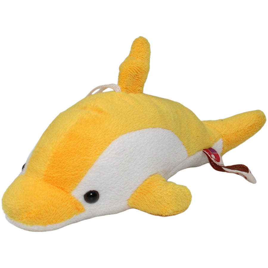 Delfin, gelb-weiß