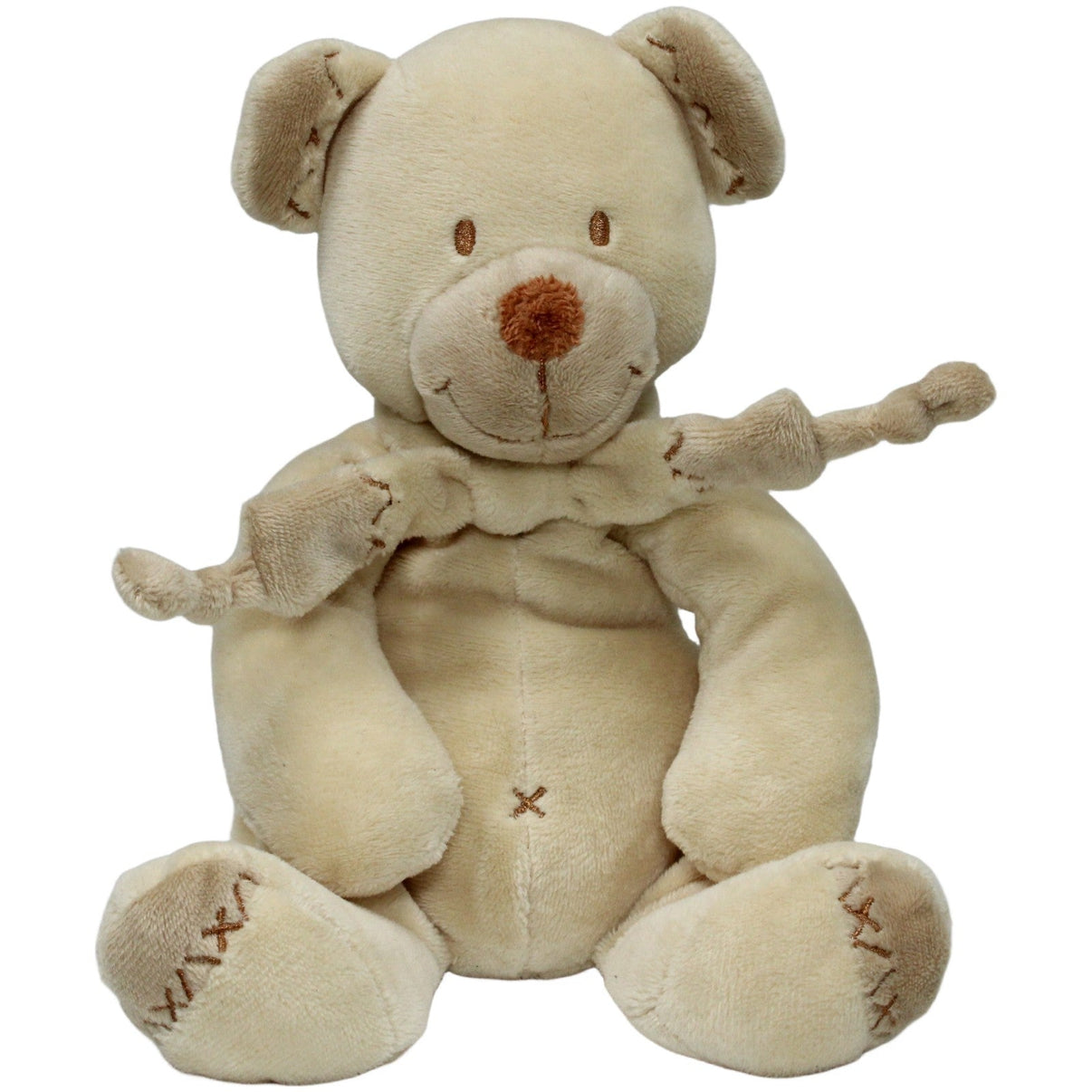 123000020526 Nicotoy Zick Zack Teddy, beige Kuscheltier Kumpel Leo 20cm Beige ebay - 20 - stofftiere