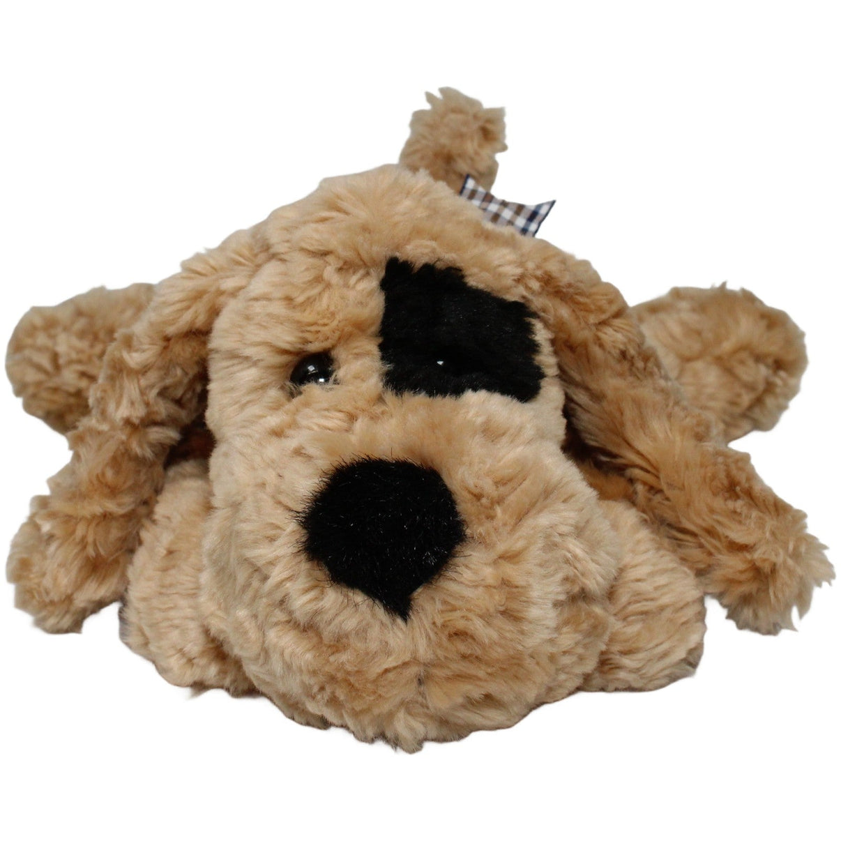 123000020530 Kuschelwuschel Süßer Hund mit dunkelbraunem Fleck Kuscheltier Kumpel Leo 33cm Braun ebay - 20 - stofftiere