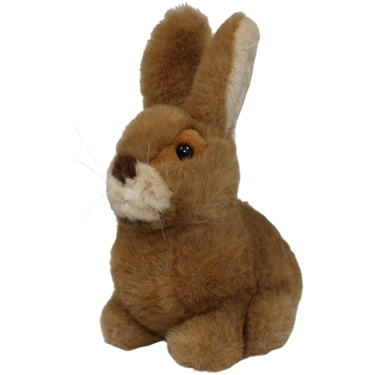 123000020536 Kuschelwuschel Sitzendes Kaninchen, braun Kuscheltier Kumpel Leo 20cm Beige Braun