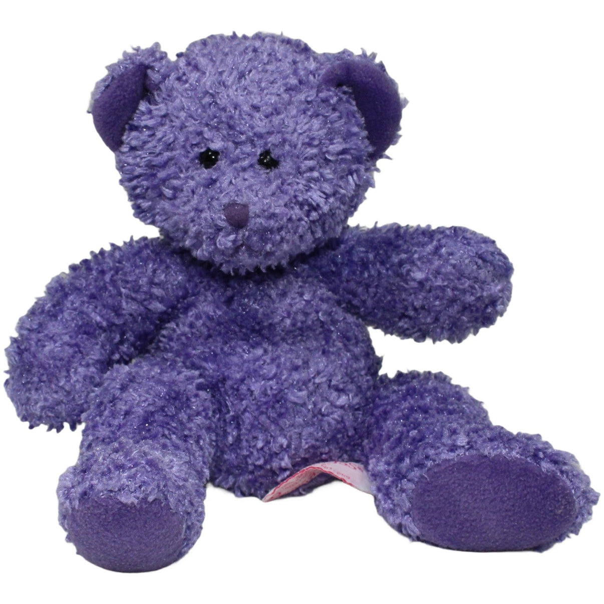 123000020570 Russ Berrie Lila glitzernder Teddybär Sparklers™ Kuscheltier Kumpel Leo 25cm ebay - stofftiere Gebraucht