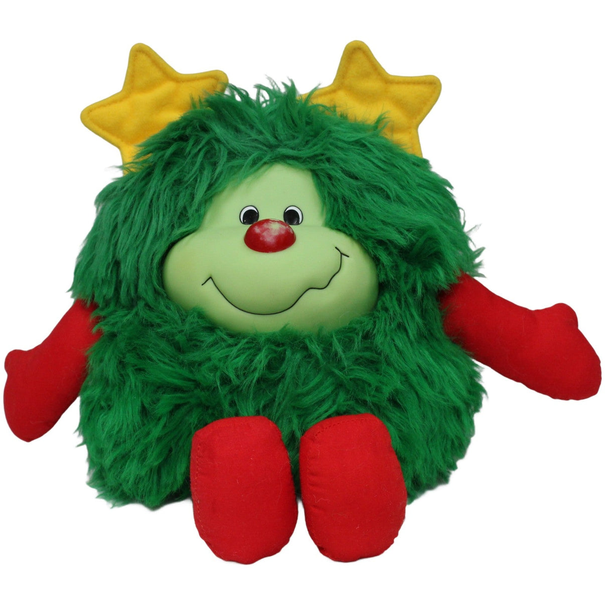 123000020608 Mattel Grüner Sternwicht aus Regina Regenbogen Plüschfigur Kumpel Leo 1980er 1983 25cm