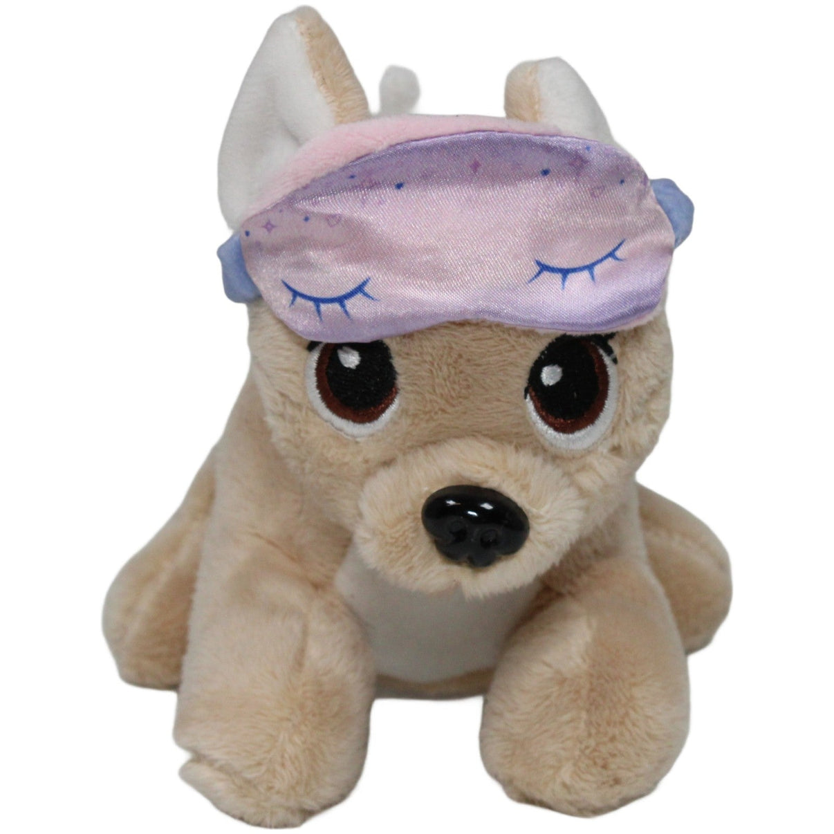 123000020612 Simba Chi Chi Love, süßer Chihuahua mit Schlafmaske Kuscheltier Kumpel Leo 17cm Beige ebay - stofftiere