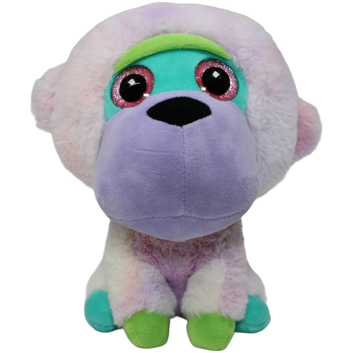 123000020622 OWIM KIDLAND®, lila Affe mit rosa Glitzer - Augen Kuscheltier Kumpel Leo 24cm Affe ebay - stofftiere