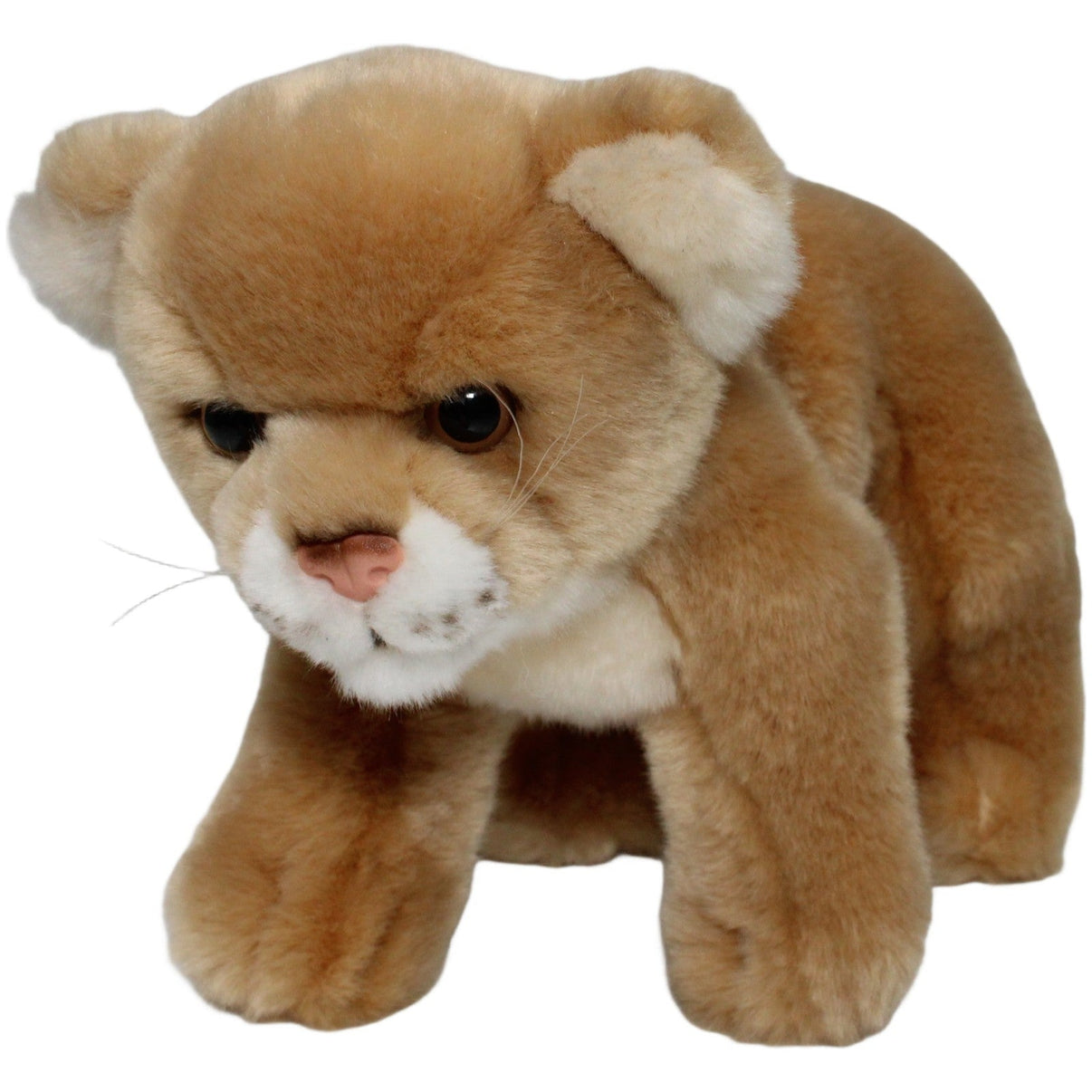 123000020632 Uni - Toys Leosco Collection, Löwenjunges mit Sound Kuscheltier Kumpel Leo 20cm Beige Braun