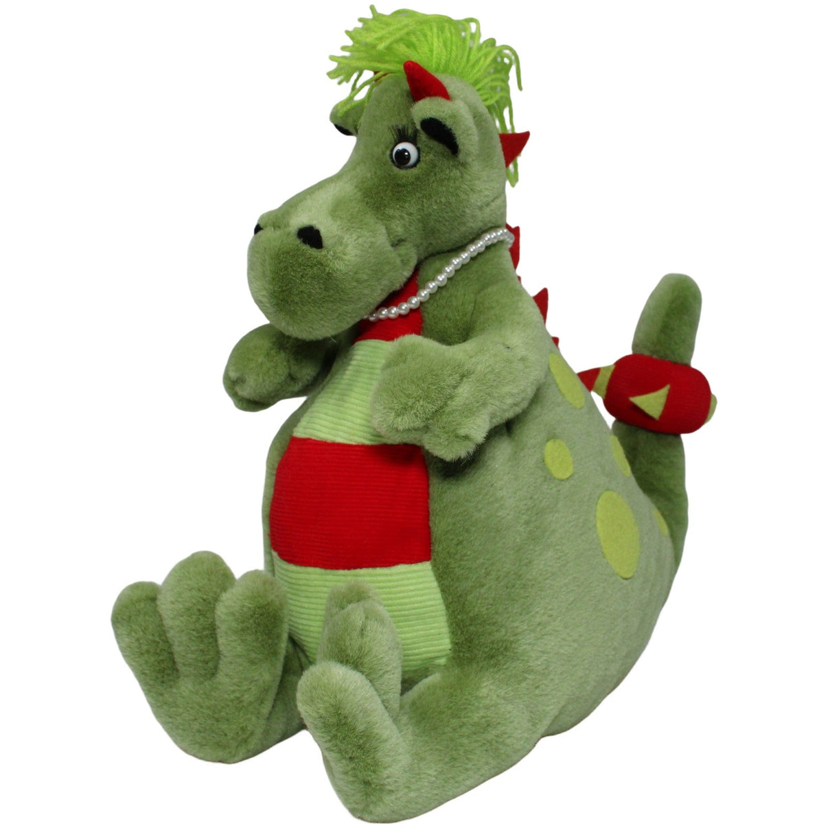 123000020634 HEYE Marino Degano, Drachen - Frau Kuscheltier Kumpel Leo 1992 30cm _Vintage_