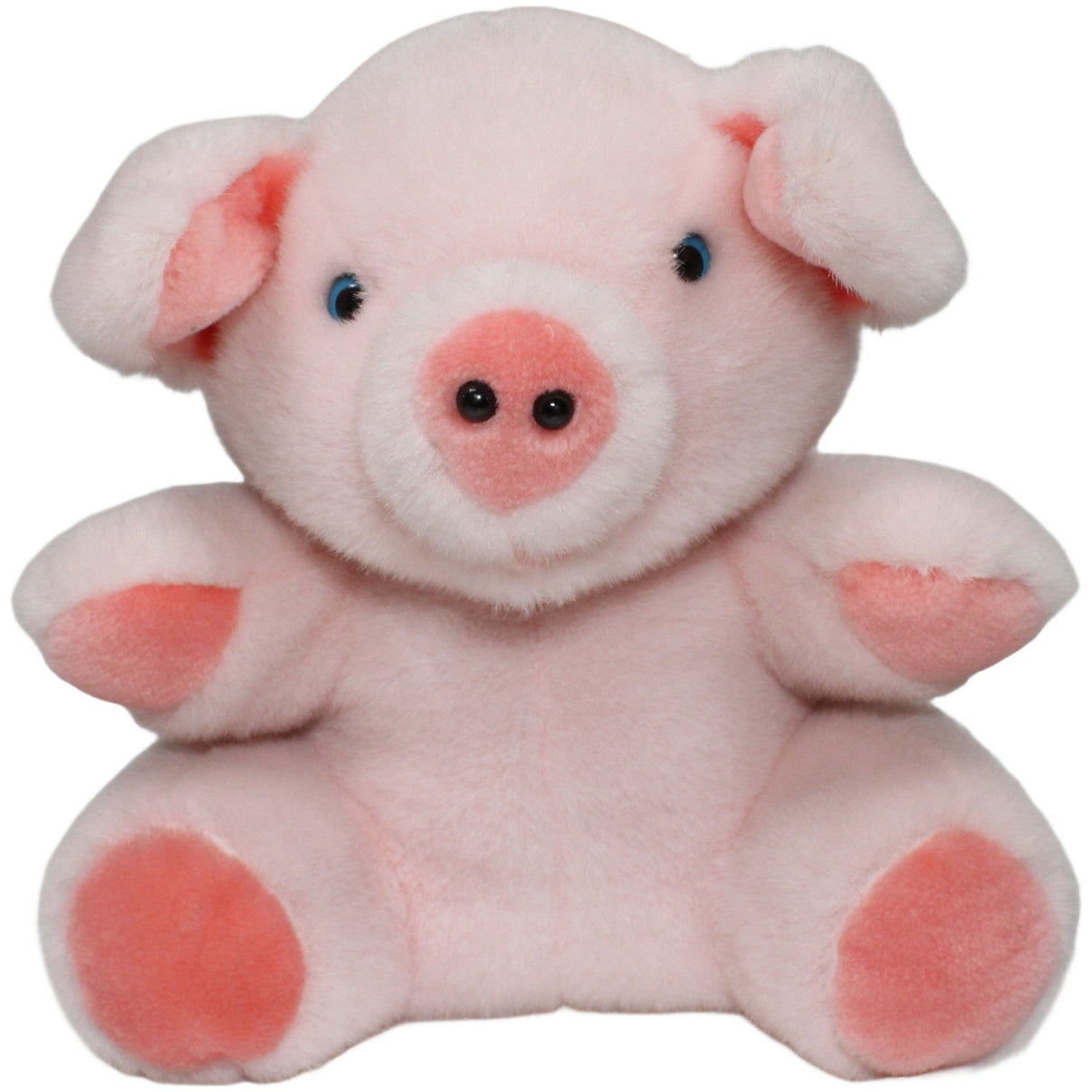 123000020637 Heunec Süßes Schwein mit blauen Augen, sitzend Kuscheltier Kumpel Leo 28cm ebay - 20 - stofftiere Gebraucht