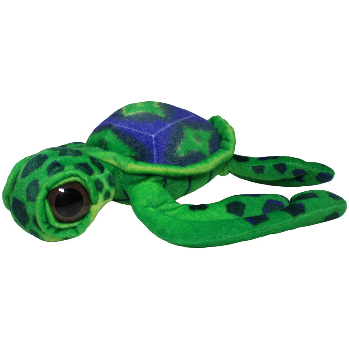 123000020649 Unbekannt Grüne Schildkröte mit blauem Panzer, groß Kuscheltier Kumpel Leo 35cm Blau ebay - stofftiere