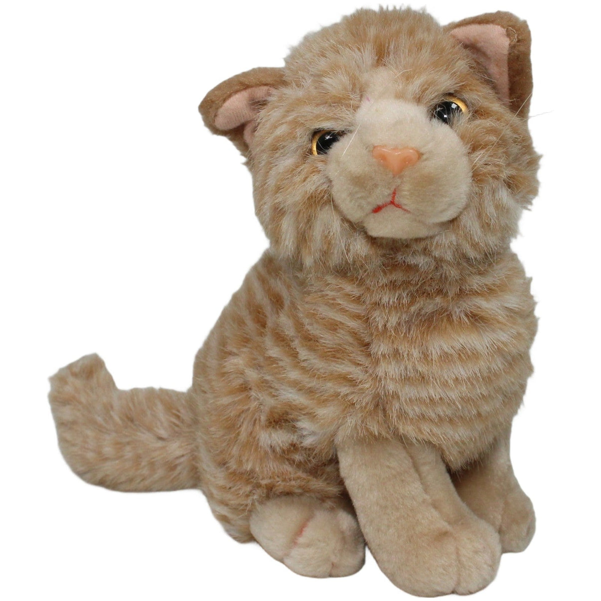 123000020668 Unbekannt Orange - weiße Katze, sitzend Kuscheltier Kumpel Leo 19cm Beige ebay - stofftiere