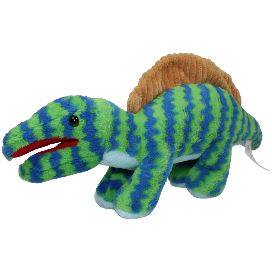 XL Dinosaurier, blau-grün gestreift