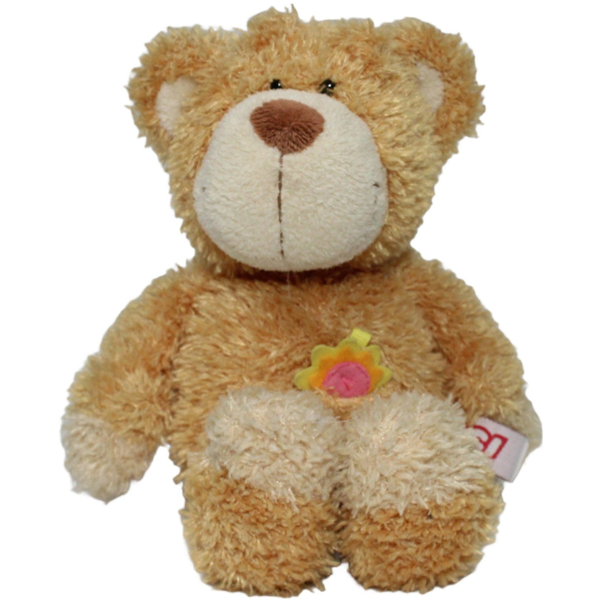 123000020696 NICI Schlenker Bär mit Blume Kuscheltier Kumpel Leo 20cm Beige Braun