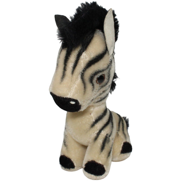 Zebra mit drehbarem Kopf, sitzend