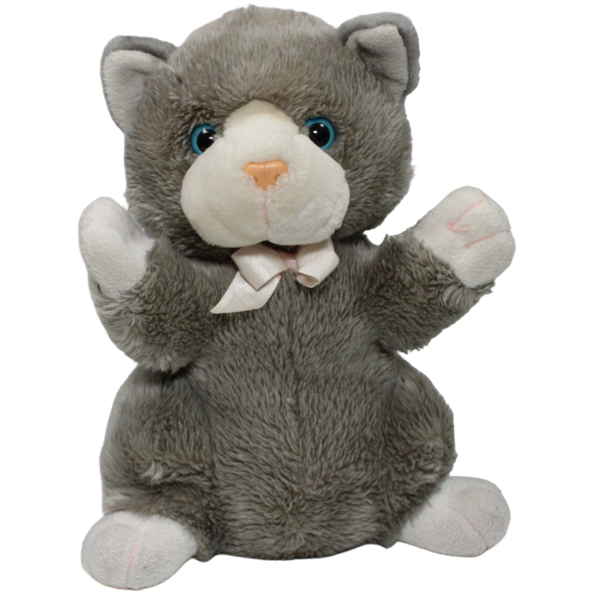 123000020727 L. Hoenicke Bastitoy, graue Katze Handpuppe Kumpel Leo 25cm ebay - stofftiere Gebraucht