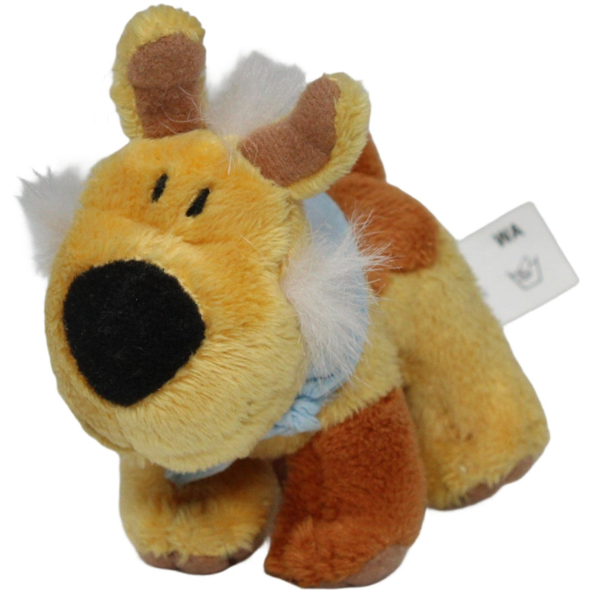 123000020738 Zapf Creation Mini Bello mit Halstuch von Baby Born Kuscheltier Kumpel Leo 10cm Beige Blau