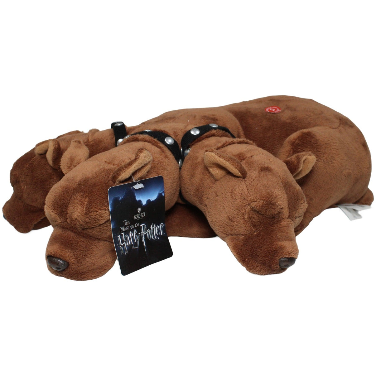 123000020760 Warner Bros. Studio Tour London The Making Of Harry Potter, schlafender Fluffy mit Sound Kuscheltier Kumpel Leo 35cm Braun Charakter