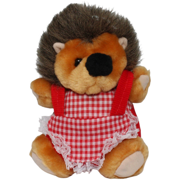 Igel mit Schürze & Cord-Latzhose