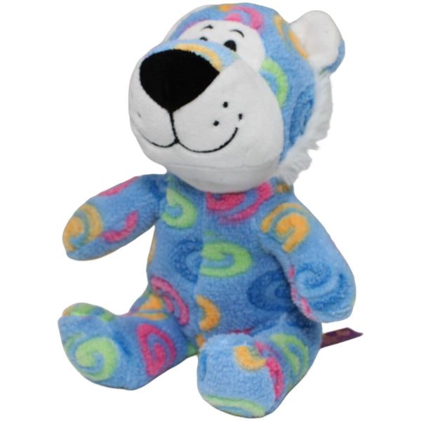 PAWS, Blauer Tiger mit bunten Spiralen