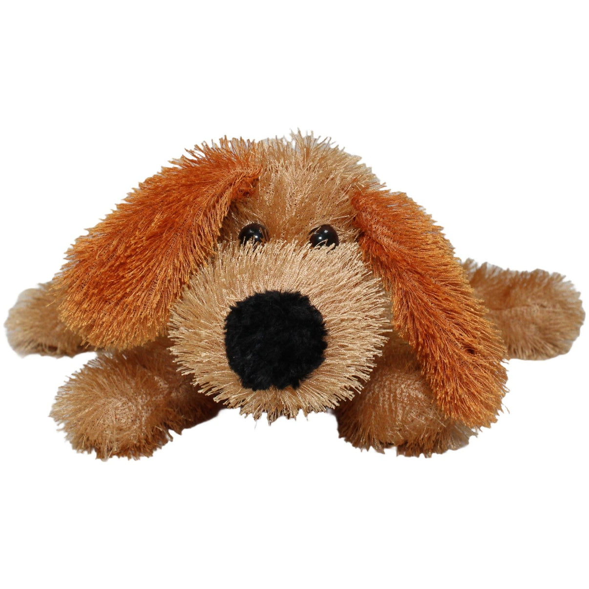 123000020802 Unbekannt Süßer zotteliger Hund Kuscheltier Kumpel Leo 20cm Beige Braun